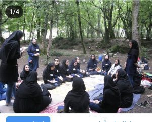 برگزاری کارگاه نقشه راه وهدفمندی برای دانش آموزان دبیرستان ساعی گرگان در طبیعت شموشک